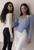 Dear Slit Ribbed Sleeve